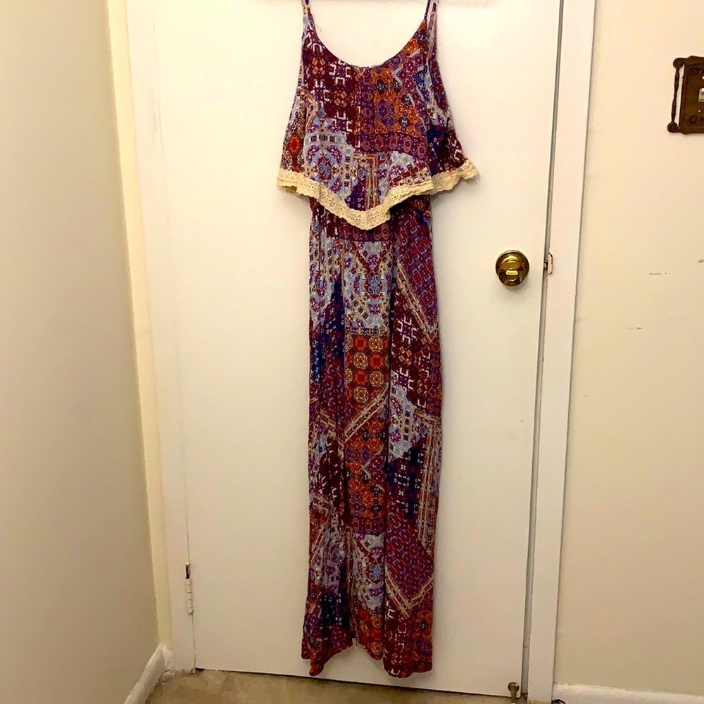Multi colored maxi dress